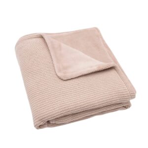 Deken - Basic Knit Wild Rose/Fleece