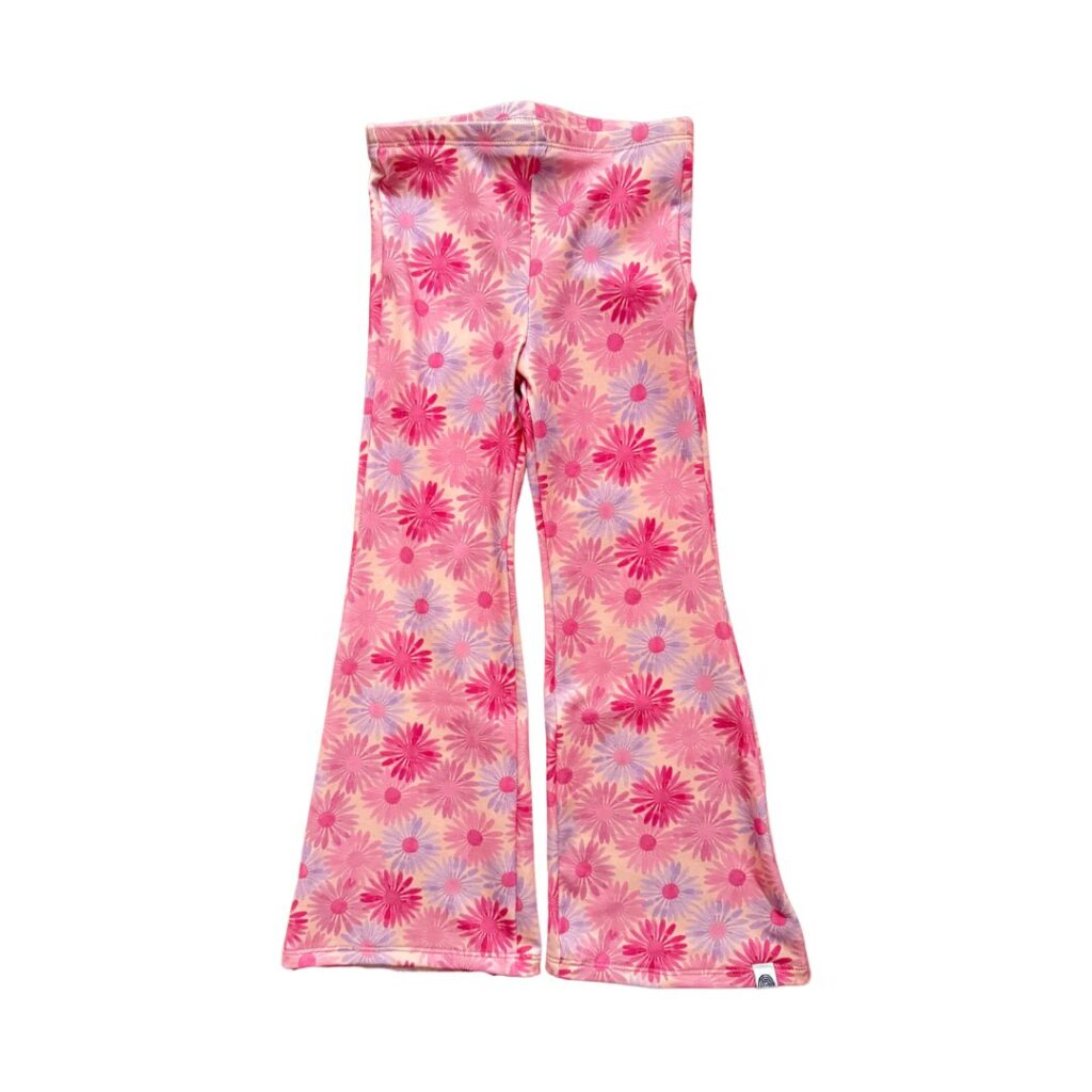 flared retro flowers