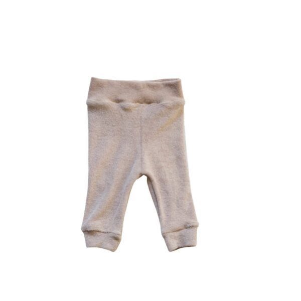 Newborn broekje - Beige Badstof
