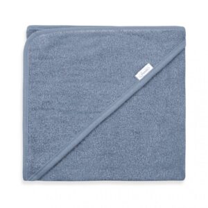 Wikkeldoek met naam - Grey Blue