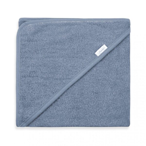 Wikkeldoek met naam - Grey Blue
