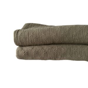 Hydrofiele doek - Groen Broderie